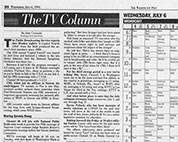 Washington Post TV Column July 6, 1994